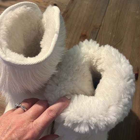 Mou Goatskin Fur Shearling Apres Ski Boots - Picture 11 of 16